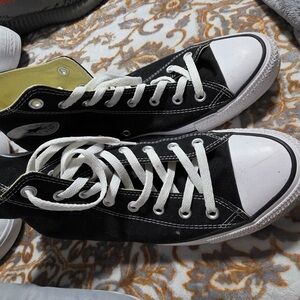 Black and White High-Top Men's Boots